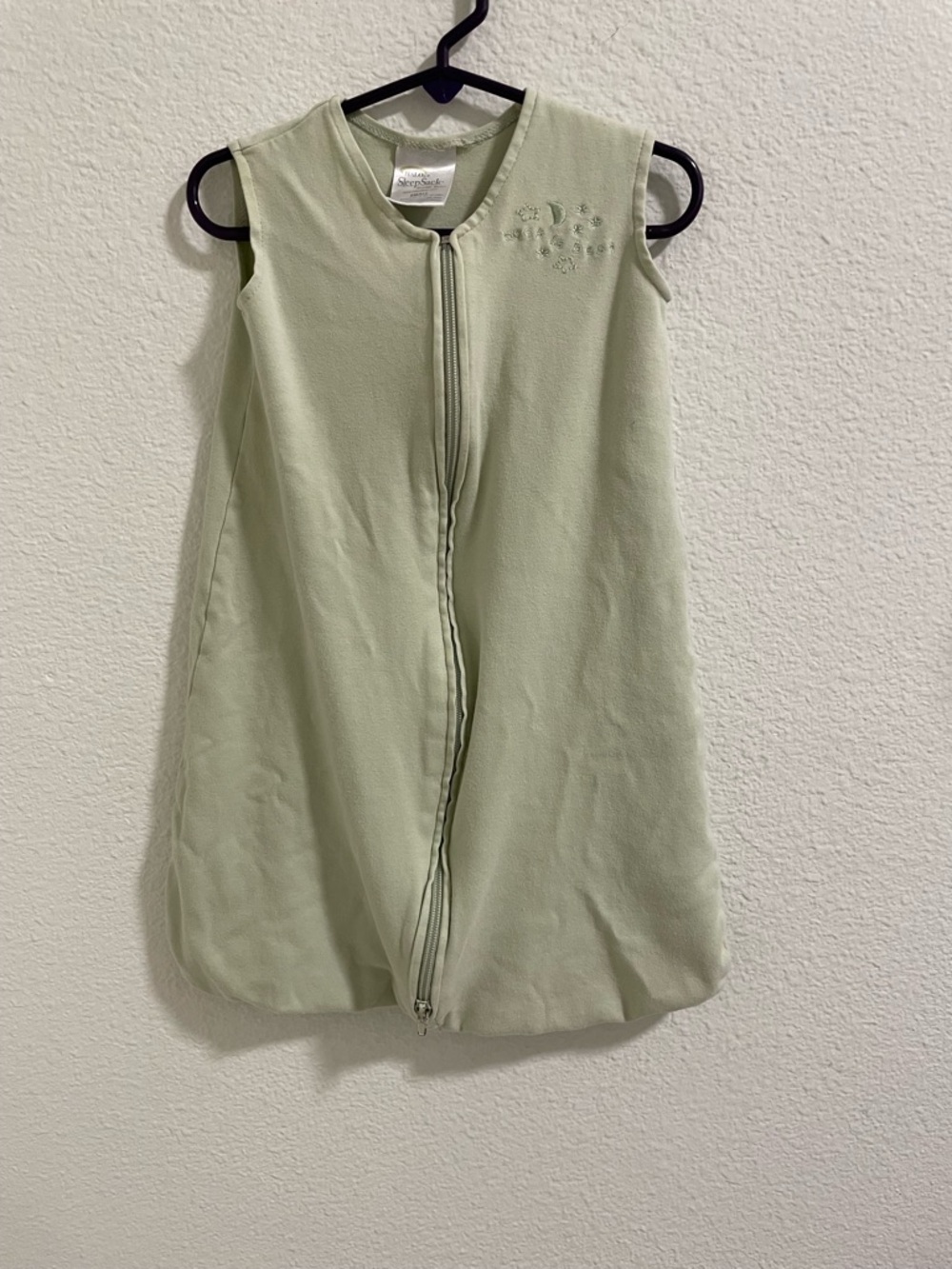 Halo Green Sleeveless Zippered Baby Sleep Sack